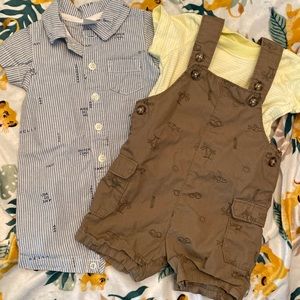 Carters overall and once piece